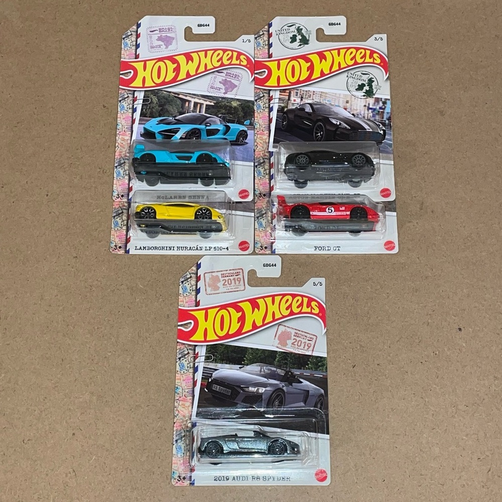 HOT WHEELS 2022 World Class Racers Complete Set 5/5 + Bonus Cars Diecast Toys